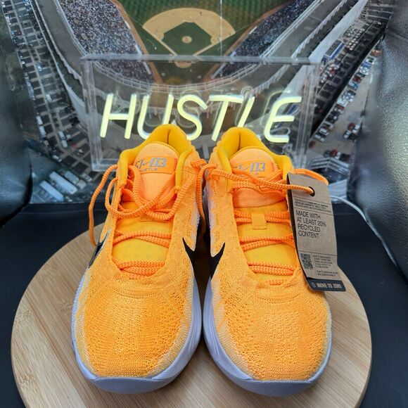 Nike G.T. Hustle 3 \'Laser Orange\' Yellow Basketball Shoes Men Size 10 NIB main image 8